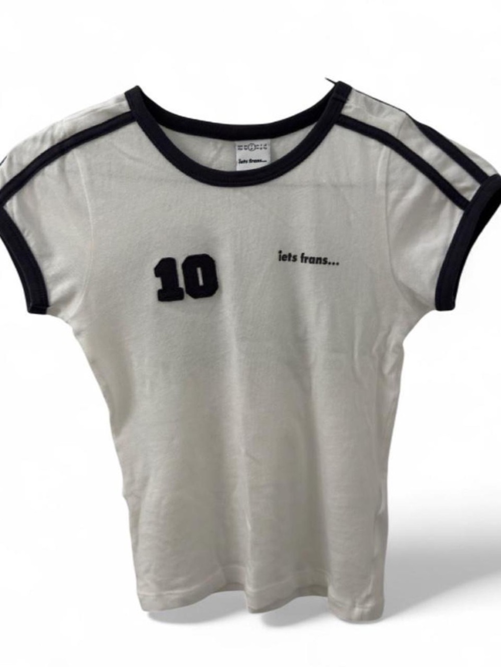 Urban Outfitters Iets Frans Mia Football Baby Ringer Tee